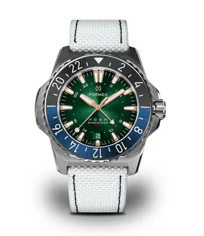 Formex Reef GMT Automatic Chronometer Green Dial with Rose Gold