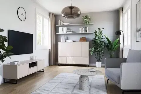 ArtStol TV stolek GENUA | béžová