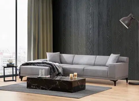 Rohová sedací souprava Petra L Corner - Light Grey