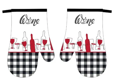 PROHOME - Chňapka s magnetem Wine 2ks