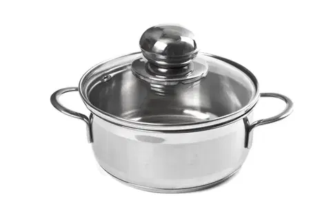 SSW - Rendlík nerezový 16cm a skleněná poklice 1,5l