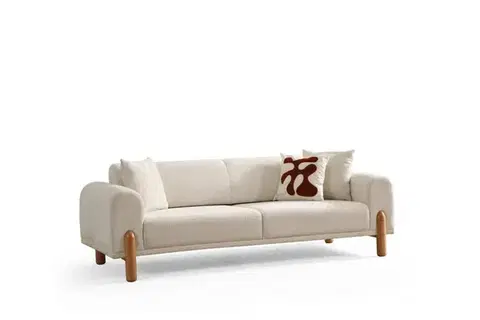 Trojmístná rozkládací pohovka Lyke 3 Seater - Cream