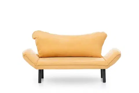 Dvoumístná rozkládací pohovka Chatto - Mustard
