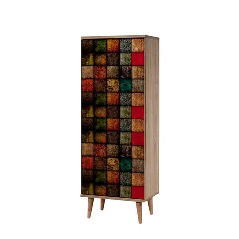 Botník Mega Sonoma Oak Cubes