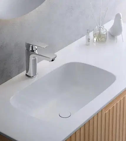 NOVASERVIS Umyvadlová baterie s výpustí METALIA 58 FLOW, chrom 58003,0