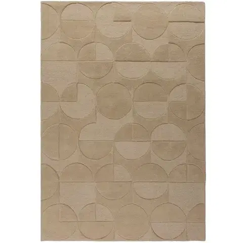 Flair Rugs, Kusový koberec Moderno Gigi Natural, 160x230, béžová, ložnice