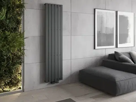 MEXEN Boston otopný žebřík/radiátor 1800 x 452 mm, 888 W, antracit W213-1800-452-00-66