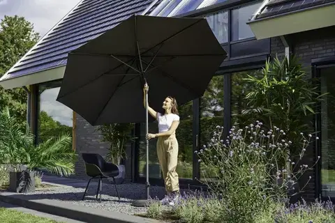 Slunečník Hartman Sunline průměr 270 cm - Natural