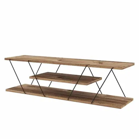 Televizní stolek Canaz Black and Walnut