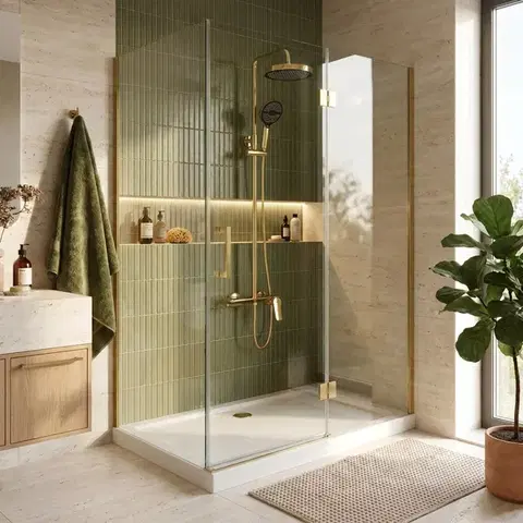 REA Sprchový set Vision Gold REA-P9663