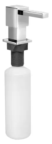 SAPHO Zápustný dávkovač mýdla, hranatý, chrom SP011