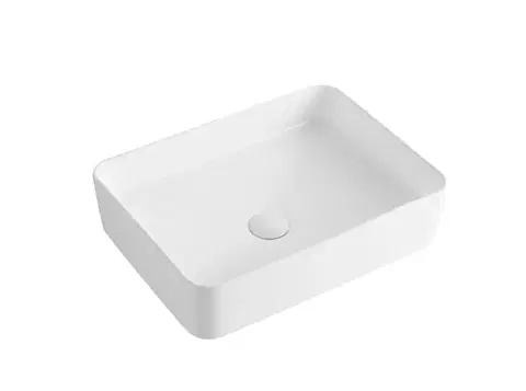 Umyvadlo na desku SAT Project 50x37 cm bez otvoru na baterii SATUMPRO5037 SATUMPRO5037