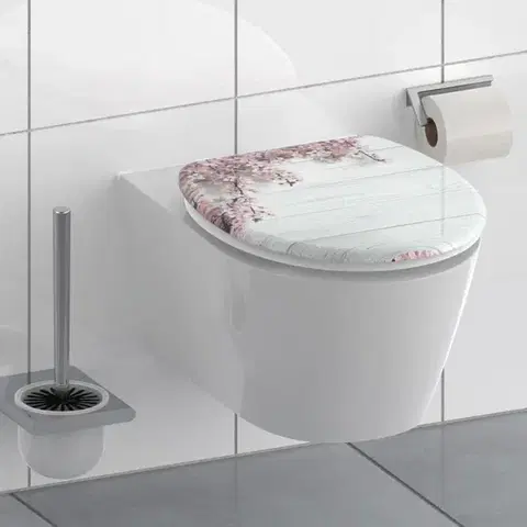 Eisl Duroplastové sedátko se zpomalovacím mechanismem SOFT-CLOSE FLOWERS&WOOD 82197