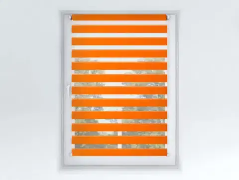 FEXI Roleta Den a noc, Origin slim mandarinka, A 033, 150x95 cm