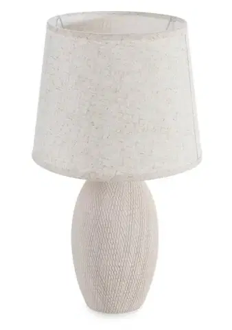 ArtFir Stolní lampa HANIA 01 | krémová/béžová 25 x 32 cm