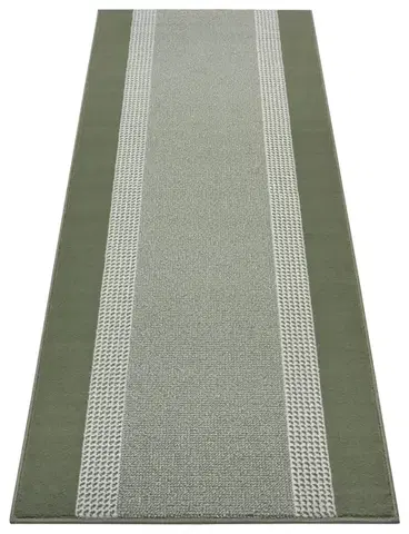 Hanse Home, Běhoun Basic 105487 Green, 80x450, zelená, chodba / předsíň
