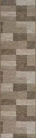 Associated Weavers, Protiskluzový běhoun na míru Icona 39, šíře 67 cm, hnědá, chodba / předsíň