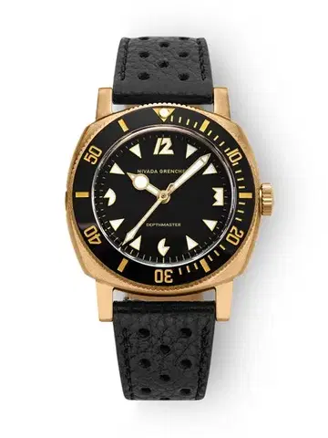 Nivada Grenchen Depthmaster Bronze - Brown Racing Strap