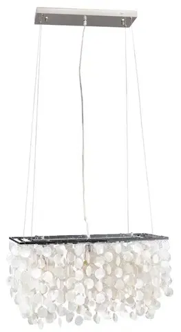 Estila Stylové designové závěsné svítidlo Shell Reflections 80cm