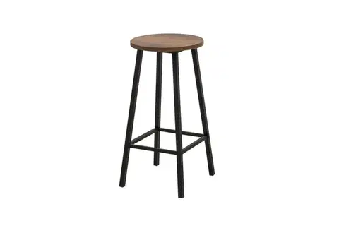 Bar Table & Stool Set (3 Pieces) Mola Set 100 - Barok Black