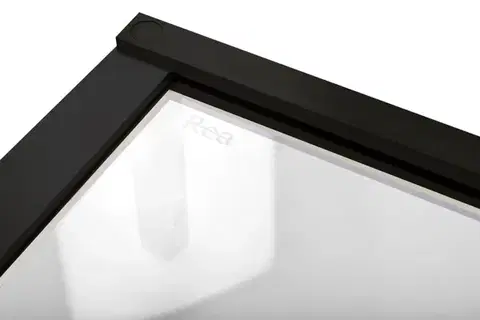 REA/S Sprchová kabina Hugo Black 100x80 KPL-45224