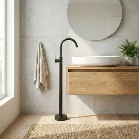 REA Volně stojící baterie LUNGO Black REA-B4302
