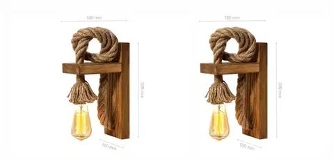 Sada nástěnných lamp (2 kusy) KN15