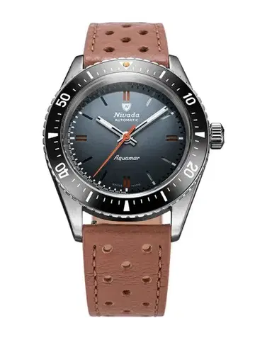 Nivada Grenchen Aquamar Grey - Flat Link Bracelet