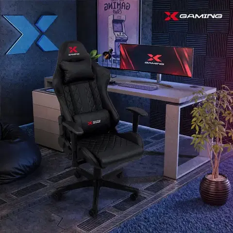 Herní křeslo Xgaming Xcom2 - černé