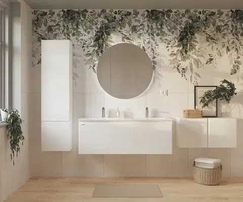 Koupelnová skříňka s umyvadlem Naturel Ancona 120x45x46 cm bílá ANCONA2120DVB ANCONA2120DVB