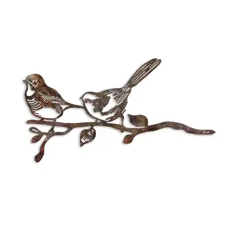Zahradní dekorace Bird On The Branch 04 - Brown