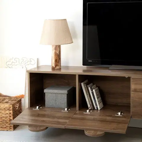 TV stolek New Line - Walnut
