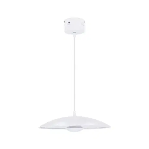 Závěsná lampa bílá LED 34cm Lund Ledea