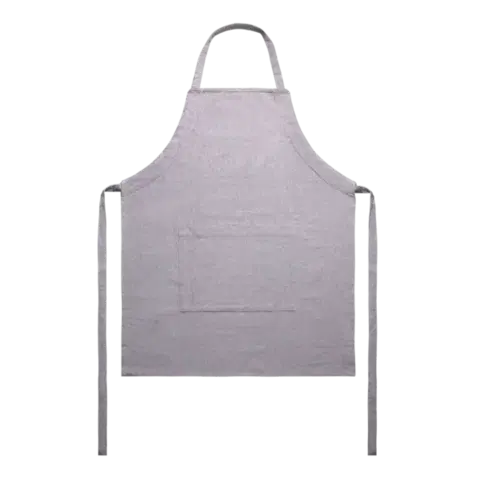 Světle šedá bavlněná zástěra 70 x 85 cm — Basic Ambiente - 596418