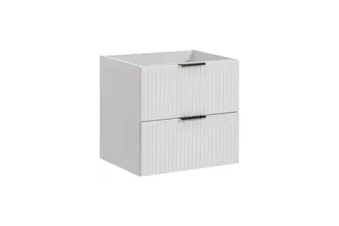 COMAD Skříňka pod umyvadlo 60cm 2 zásuvky ADEL WHITE 5907611654910