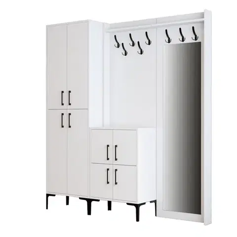 Předsíňová stěna Berlin ABC - White