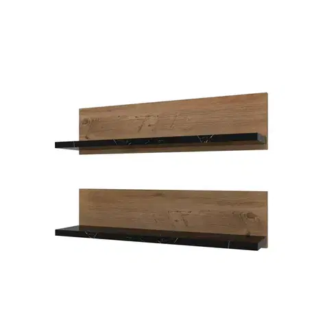 Nástěnná police Shelf - Black