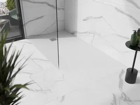 MEXEN Stone+ sprchová vanička obdélníková 160x90, bílá 44109016