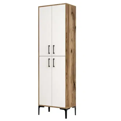 Skříň Berlin Walnut and White