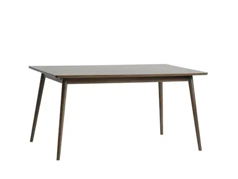 Estila Rozkládací jídelní stůl Aarhus, tmavý dub, 150–240 cm