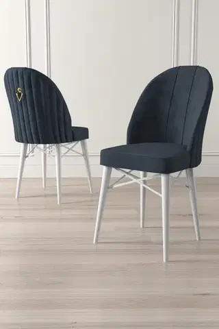 Sada židlí (4 kusy) Ritim - Anthracite, White