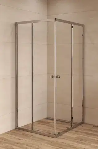 Sprchový kout čtverec 90x90 cm SAT Project SIKOMUQ90CRT SIKOMUQ90CRT