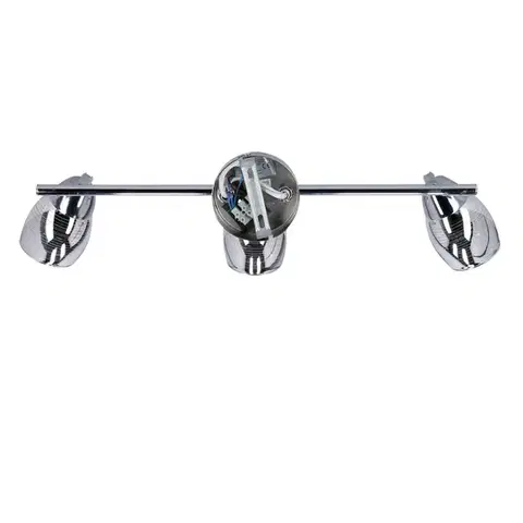 Nástěnná LED páska 3X10W E14 chrom MILTON