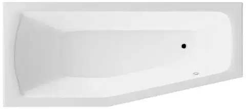 AQUALINE OPAVA vana 160x70x44cm, levá, bílá C1670