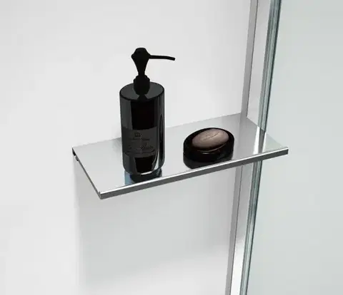 POLYSAN ESCA SHELF polička do profilu 230x120, chrom ES8410