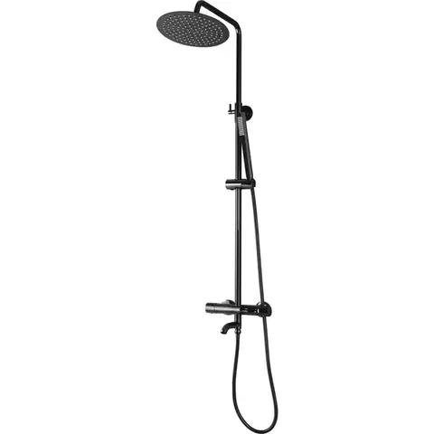 REA Sprchový set s baterií 150mm Lungo černý metalický REA-P8763