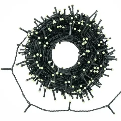 Xmas King XmasKing LED řetěz 25m 500 LED solární / trafo 230V venkovní, studená bílá (LED světelný řetěz venkovní)