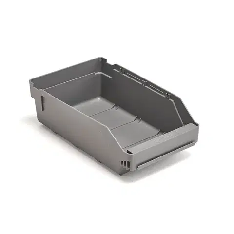 Regálový box REACH, 300x180x95 mm, šedá