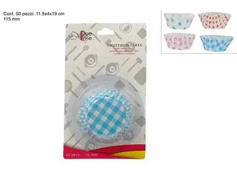 PROHOME - Košíčky na pečení 50ks různé barvy
