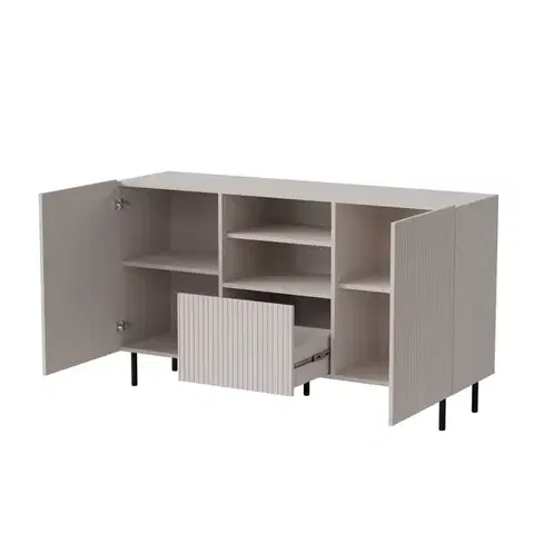 HALMAR Komoda PAXOS KM-1 150 cm kašmírová/černá